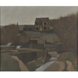 * Howarth (Russell, 1927-). View of Delph, Greater Manchester, oil on board, signed lower left, 50 x