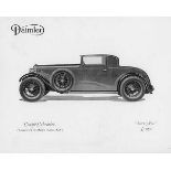 Daimler 50hp and 30hp Double-Six Brochure. Dated September 1929, an horizontal-style brochure