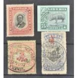 *Liberia - 1860-1918. An interesting semi-specialised collection on pages, incl. various first types