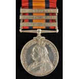 *Campaign Medal. Queen’s South Africa 1899-1902, three clasps, Cape Colony, Orange Free State,