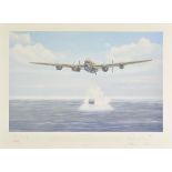 *617 Squadron. Three colour prints including Gardner (Maurice), ‘Upkeep at Reculver Bay’, colour