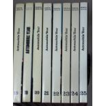 Automobile Year. Volumes for 1970/71 (No 18) to (No 25) 1977/78, each with a good dust jacket,