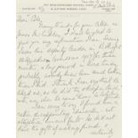 *McCudden (James Thomas Byford, VC, DSO & Bar, 1895-1918). An important archive of letters and