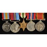 *WWII Medals. A group of five to Captain D.C. de Villiers, 1st Rhodesian African Rifles Late South