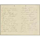 *Mata Hari. A rare autograph letter signed by Mata Hari (1876-1917), Victoria Hotel, Amsterdam, 16