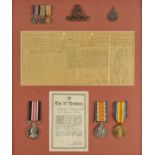 Gallantry. A Great War MM group to Sergeant J.F. Wheeler, Royal Artillery, Military Medal, G.V.R. (