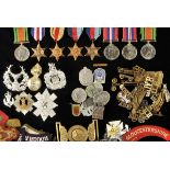 *WWII. 1939-1945 Star (2), Africa Star with 1st Army Bar, France & Germany Star, Defence Medal (