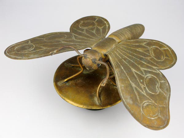 *Butterfly Mascot. An unusual mascot, being a standing brass butterfly with outstretched