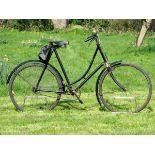 *Rudge Whitworth  ‘No 7 Aero Special’, lady’s bicycle, having a 22-inch black-enamelled frame