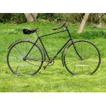 *J. Parr & Co. Diamond-Framed Safety Bicycle. Possessing a 21-inch frame with tubing of varying