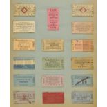 *Railwayana. An album of railway tickets, mostly post WWII, all corner mounted in a scrap album,