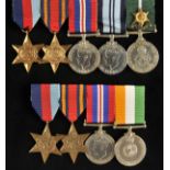 *WWII Medals. A group of five to Jemadar Mohd Shah, Pakistan Signals. 1939-1945 Star, Burma Star,
