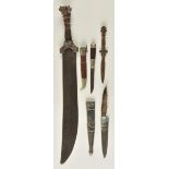 *Machete. A South East Asia jungle knife, the 44.5cm European steel blade stamped  ‘Martindale