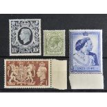 *Great Britain. A small stockbook with useful incl. 1912-2 set of fifteen most unmounted mint,