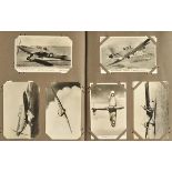 *Aviation postcards. A collection of approximately 600 aviation postcards, mostly black and