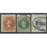 *Latin America. Smaller collections in an album, with emphasis on postmarks etc, with ranges of