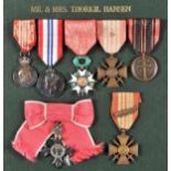 Gallantry. A family group to fellow resistants: The King’s Medal for Courage group of five awarded