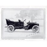 Brochure - Packard Motor-cars. 1909, having 32 pp. and a dark grey card cover, promoting the Packard