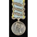 *Campaign Medal. A casualty Crimean War Medal to Private G. Keeney, 49th (Hertfordshire) Regiment of