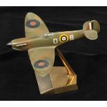 *Bader (Group Captain Sir Douglas, 1910-1982). A presentation model of Bader’s Supermarine Spitfire,
