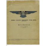 SS Cars Ltd. - 1936. A two-fold brochure discussing the SSII & SSI Saloon Models, to include the