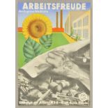 *Bayer (Herbert, 1900-1985). Arbeitsfreuder durch grune Werkhofe, circa 1937, colour lithographic