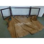 *Passenger Rear Screen by Excelsior of Dartmouth. Created from mahogany and nickel-plated hinges and