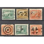 *Nicaragua 1862-82. Collection in an album, with studies of postal markings on Volcano issues with