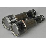 *RFC. A pair of WWI-period field binoculars by Dolland, London, engraved  ‘Capt T.R. June RFC 1916’,