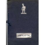 Invicta Cars - 4 1/2 Litre. A vertical format cord-tied brochure, 16 pp. with a detailed