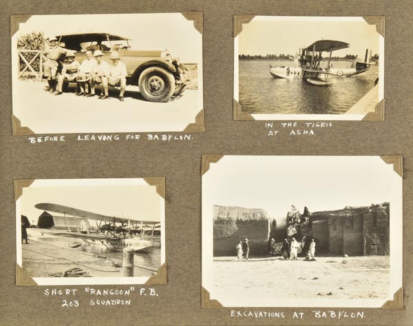 *RAF - Iraq. A photograph album compiled by Wing Commander A.E. Blundell, circa 1931-32,
