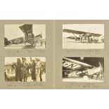 RAF - North-West Frontier. An album of 66 window-mounted real photo postcards relating to the RAF at