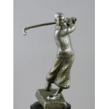 *Golfer. An Augustine & Emile Lejeune-designed and manufactured mascot, retailed by Desmo throughout