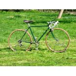 *A George Brooks Semi-Lightweight Bicycle, possessing a green-enamelled 19-inch frame with 26-inch