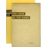 M.G. The Luck of the Game - 1932. A publicity brochure written by Cecil Kimber, a rare dealer’s copy