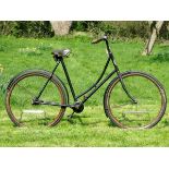 *A circa 1900 Fabrique Nationale ‘Shaft Drive’ Lady’s Bicycle. With a 22 1/2-inch black-painted loop