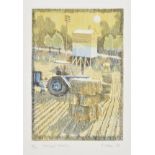 * Olive (Theo, 1914-1998). Harvest Moon, 1988, colour etching, printed on thick wove paper, signed,