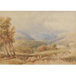 * Manner of Anthony Vandyke Copley, Fielding (1787-1855). Hilly landscape (possibly Lake District)