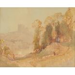 * Redworth (William Josiah, 1873-1947). Richmond Castle, watercolour, signed by artist to lower