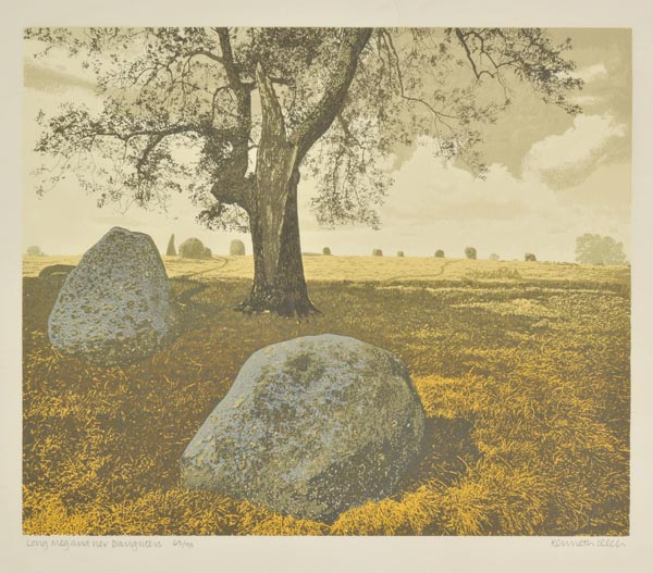 * Leech (Kenneth, 20th century). Long Meg and her Daughters & Winter Pasture, two colour screen