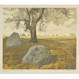 * Leech (Kenneth, 20th century). Long Meg and her Daughters & Winter Pasture, two colour screen