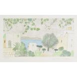 * Peiffer-Watenphul (Max, 1896-1976). Houses in Ischia, colour lithograph on BFK Rives paper,