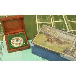 * Toys & Games. An Edwardian Sandown horse racing game by F.H Ayres, London in mahogany box with