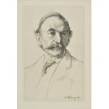 * Strang (William, 1859-1921). Thomas Hardy, etching, with margins, plate size 137 x 90mm (5.4 x 3.