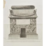 * Piranesi (Giovanni Battista, 1720-1778). Veduta del prospetto principale della Colonna Trajana,