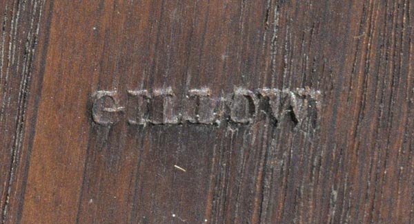 * Chairs. A good set of late Victorian oak chairs by Gillows of Lancaster, heavily carved in the - Image 2 of 2