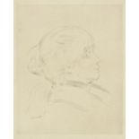 * Renoir (Pierre-Auguste, 1841-1919). Berthe Morisot, drypoint on laid paper, slightly later