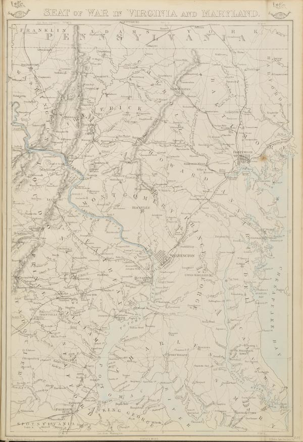 Weller (Edward). The Dispatch Atlas, published "Weekly Dispatch Office", 1863, title, preface and