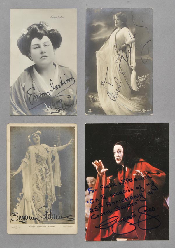 Operatic Postcards. A good group of approximately 240 mostly photographic postcards of female