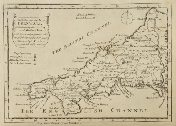 Dodsley (Robert and Cowley, John). The Geography of England..., To each County is Prefix'd a